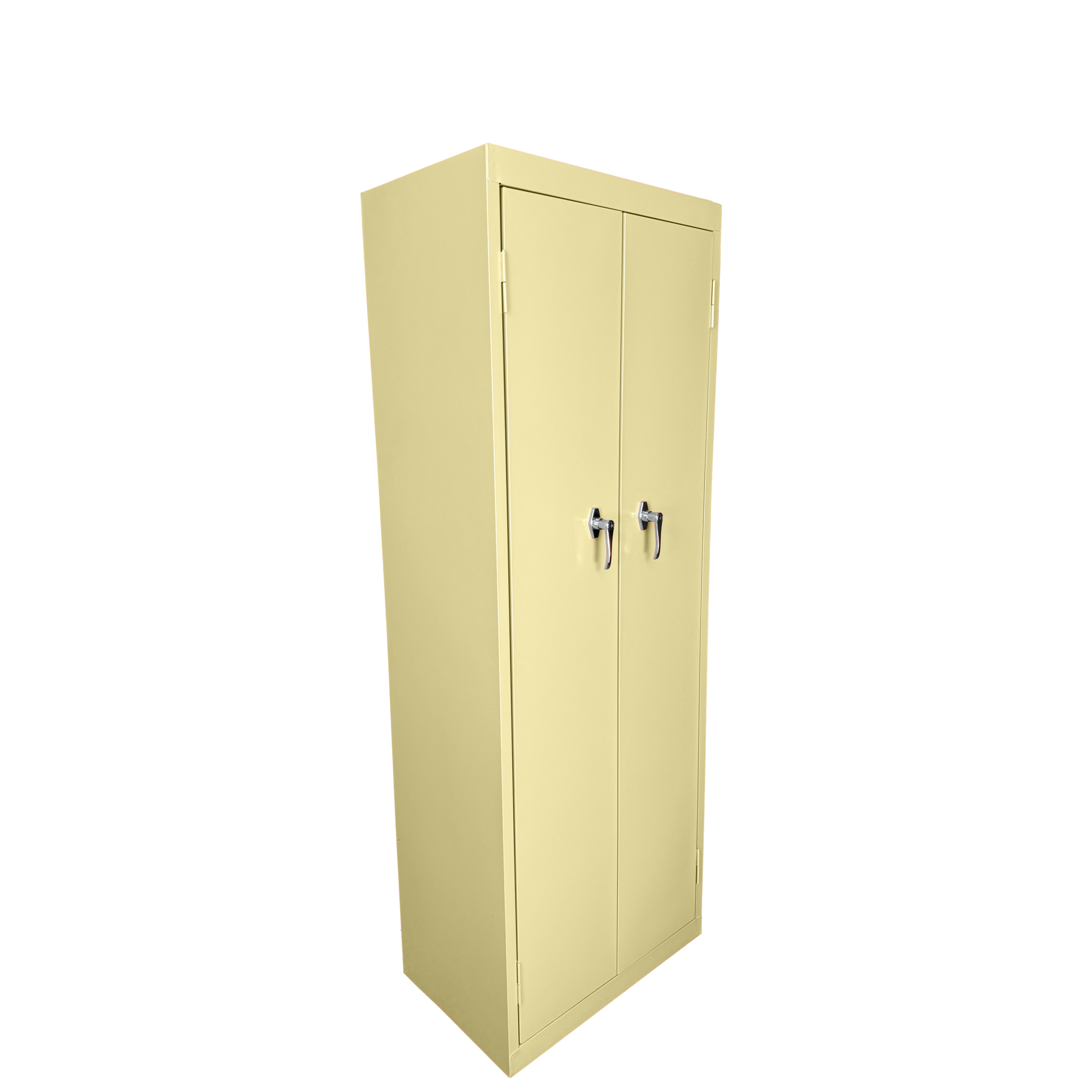 Steel Cabinets USA Basic Utility Cabinet — 24in. x 15in. x 66in., Fixed Shelves, Tropic Sand, Model# FS-246-TS